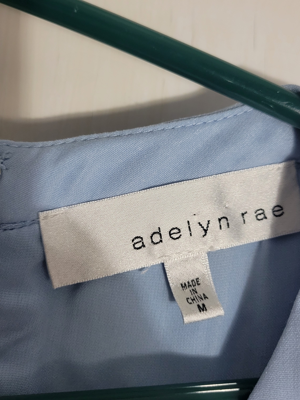 Adelyn Rae Powder Blue Shift Dress - Picture 3 of 4